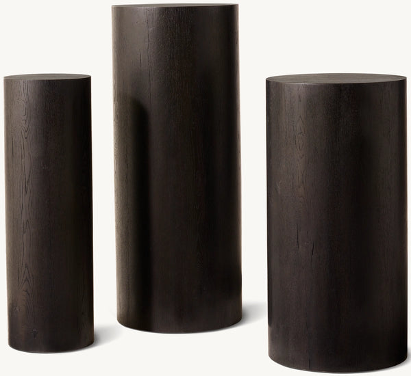 Round Oak Plinth Collection