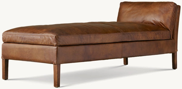 Sorensen Leather Chaise
