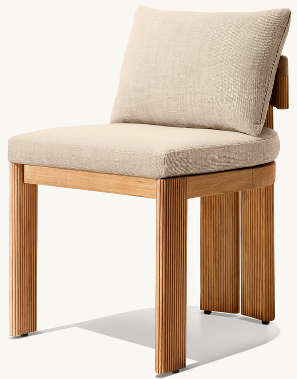 Striata Teak Dining Side Chair
