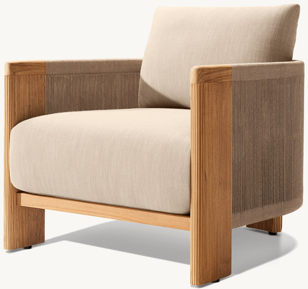 Striata Teak Lounge Chair