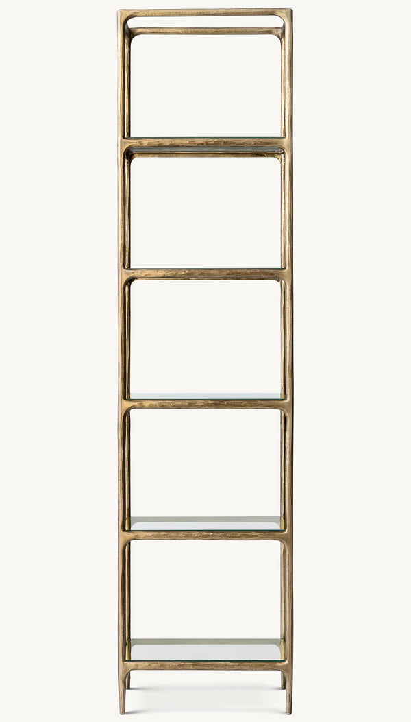 Thaddeus Narrow Glass Shelving